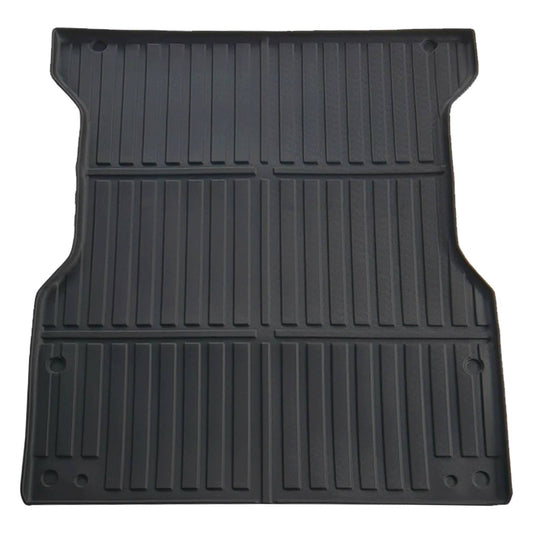 5FT Truck Bed Mat For 2024 Tacoma Short Bed TPE Liner All-Weather Black